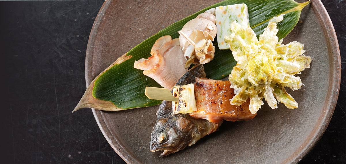 画像：旬の食材を使った魚料理